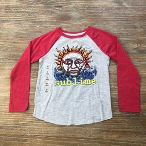 NEW LIVE NATION SUBLIME BASEBALL/RAGLAN TEE, 5T